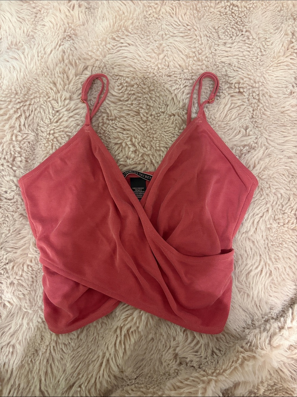 Victoria's Secret Coral Wrap Cami Tank Top
